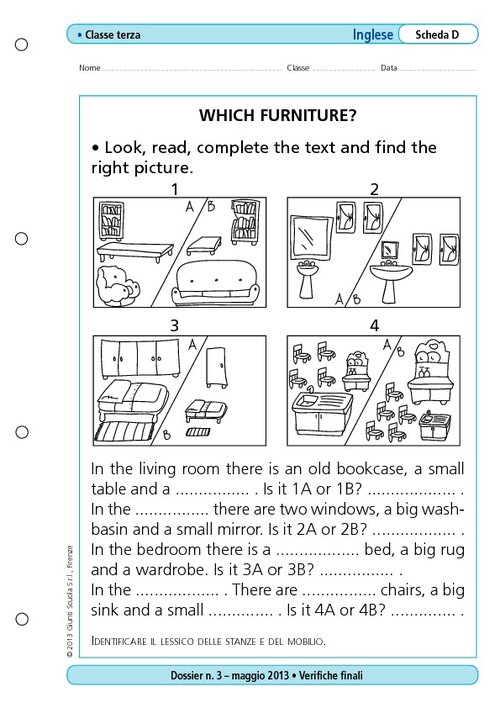 Which furniture? | Giunti Scuola