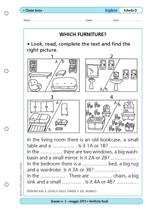 Which furniture? | Giunti Scuola Which furniture? | Giunti Scuola