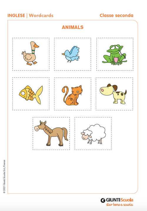 Wordcards: Animals | Giunti Scuola Wordcards: Animals | Giunti Scuola