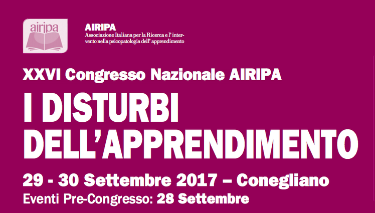 XXVI Congresso AIRIPA sui Disturbi dell'apprendimento il 29 e 30 settembre a Conegliano | Giunti Scuola