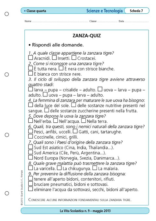 Zanza-quiz | Giunti Scuola
