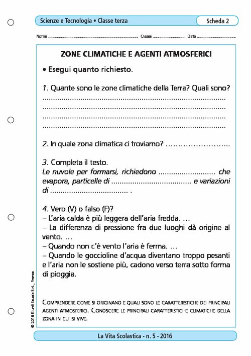 Zone climatiche e agenti atmosferici | Giunti Scuola Zone climatiche e agenti atmosferici | Giunti Scuola
